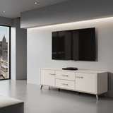 Dariqon Cashmere And Oak Effect 154cm TV Unit - 11014453