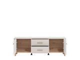 Dariqon Cashmere And Oak Effect 154cm TV Unit - 11014453