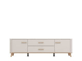 Dariqon Cashmere And Oak Effect Large Wide 180cm TV Unit - 11014490