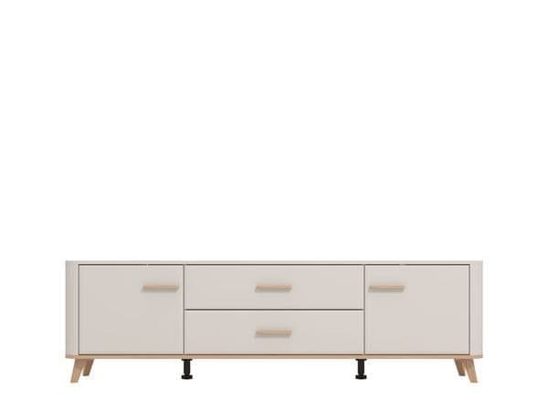 Dariqon Cashmere And Oak Effect Large Wide 180cm TV Unit - 11014490