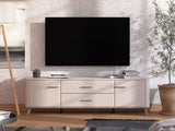 Dariqon Cashmere And Oak Effect Large Wide 180cm TV Unit - 11014490
