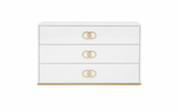 Vogue Dresser - White Gold