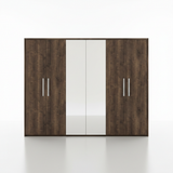 Bella 6-Door Wardrobe – 283 cm - Rovere Monte