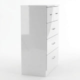 NEVADA 3+2 DRAWER CHEST - WHITE GLOSS