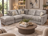 Fantasia High Back Corner Sofa