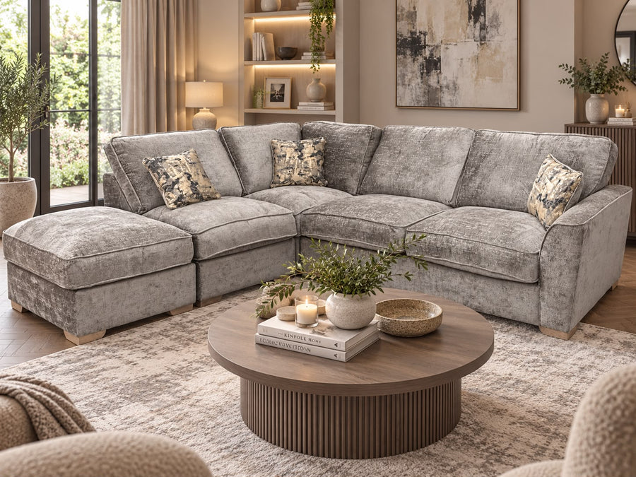 Fantasia High Back Corner Sofa