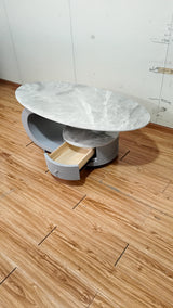 Florida Modern Stone Coffee Table with Storage Drawer