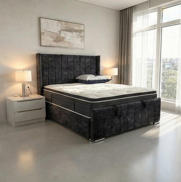 Arizona Winged Ottoman Divan Bed