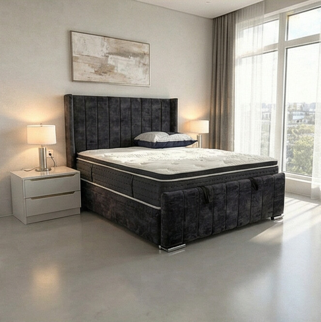 Arizona Winged Ottoman Divan Bed