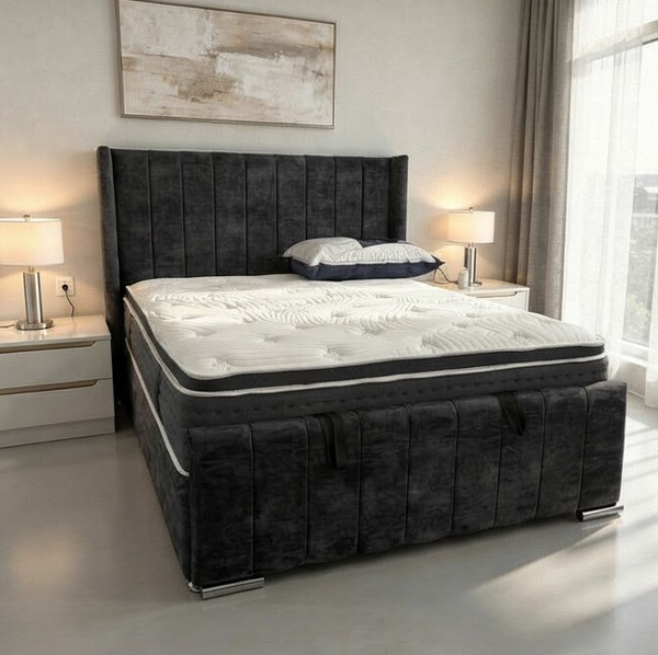 Arizona Winged Ottoman Divan Bed
