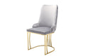 Light Grey with Gold legs