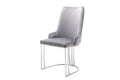 Light Grey with Silver legs