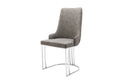 Dark Grey with Silver legs