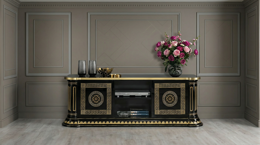 Aurora Low Sideboard 172x54 - Black Gold