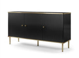 Maison Black And Gold 3 Door Sideboard - 3146