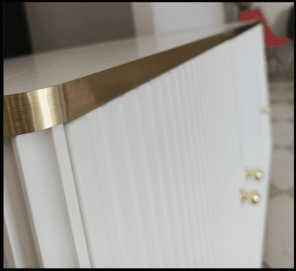 Maison White And Gold 3 Door Sideboard - 3145