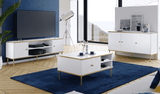 Maison White And Gold 3 Door Sideboard - 3145