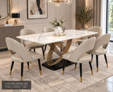 Orion Dining table set with 6 chairs