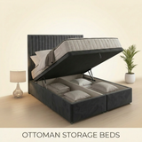 Bamboo Bed - Ottoman