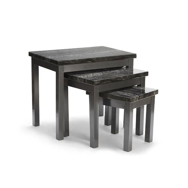 Rumy Marble Effect Nesting Tables