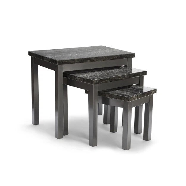 Rumy Marble Effect Nesting Tables