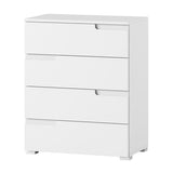Santino White High Gloss Chest of Drawers S4 - 2946