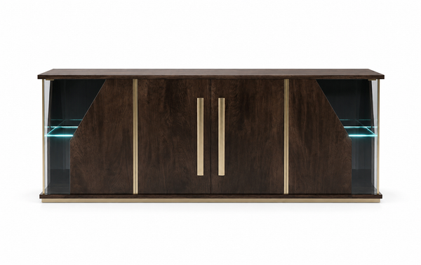 Desiree 4 Doors Sideboard - Bronze Gold