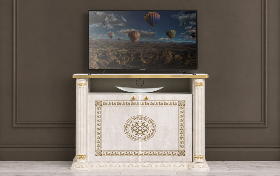 Aurora TV Unit 95x50 - Beige Birch Gold