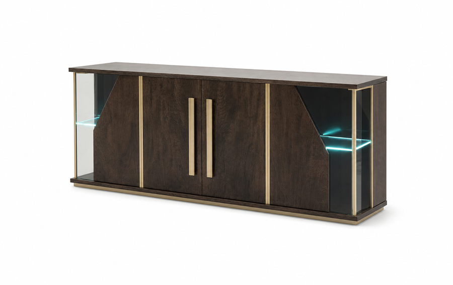 Desiree 4 Doors Sideboard - Bronze Gold