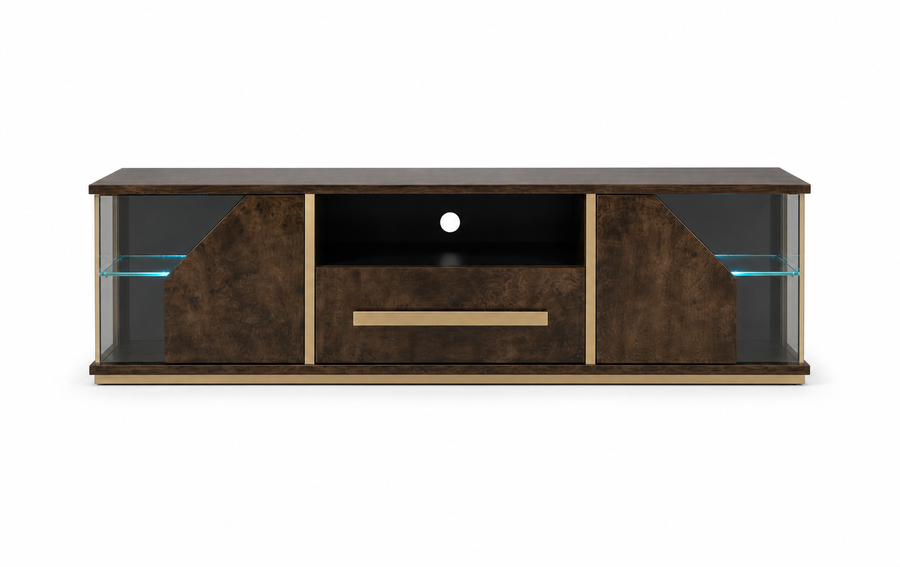Desiree TV Unit - Bronze Gold