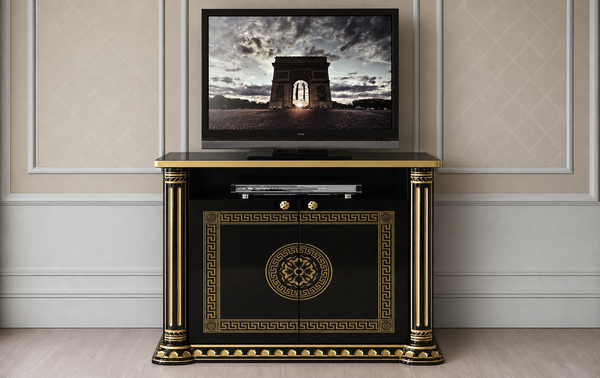 Aurora TV Unit 95x50 - Black Gold