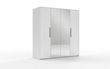 Bella 4 Door Wardrobe – 190cm - White