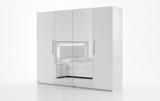 San Marino 4-Door Wardrobe - White